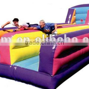 inflatable bungee run sport games for kids and adults