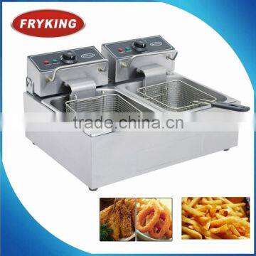 Counter top electric fryer/ Dual Tank