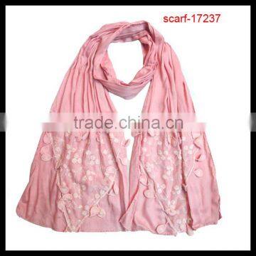 2014 fashion patchwork with little flower pattern scarf