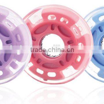 70*24mm Kick Scooter Wheel, Foot Scooter Wheel for Kids Flashing Roller Skate Wheels