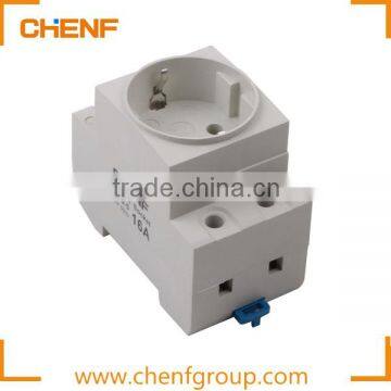 Hight Quality Chenf New Design 16A 110V/220V Din Rail Socket photo-3