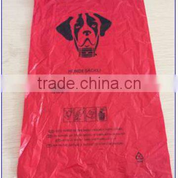 China Biodegradable waste dog bags, poop doggie bags, poo dog bag