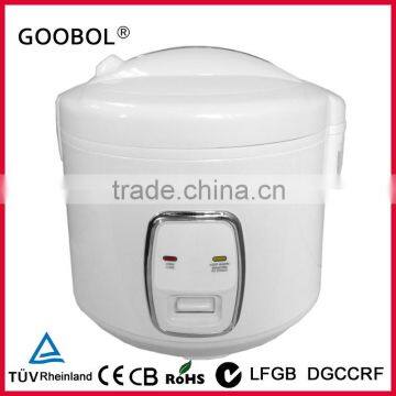 high quality deluxe electric rice cooker whole white body rice cooker