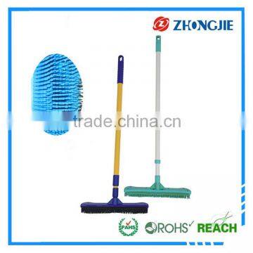 Aluminum Handle Home Indoor Cleaning Soft Rubber Broom