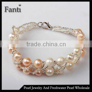 Pearl bracelet/Cheap pearl bracelet/real pearl bracelet