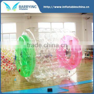 14 Years Guangzhou PVC or TPU inflatable water roller ball Water play Equipment