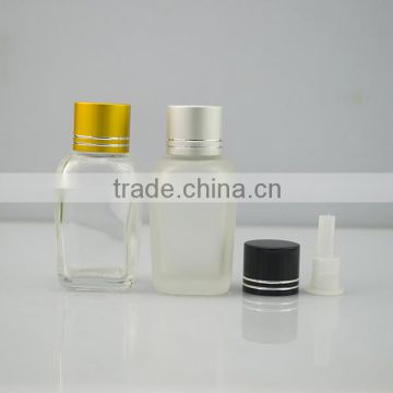 30ml olive oil glass bottle 30ml eliquid glass bottles 30ml white frosted glass bottles with aluminum cap manufacturer