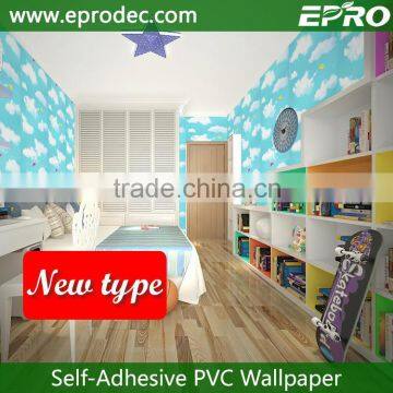 High quality adhesive chinoiserie wallpaper for sitting room