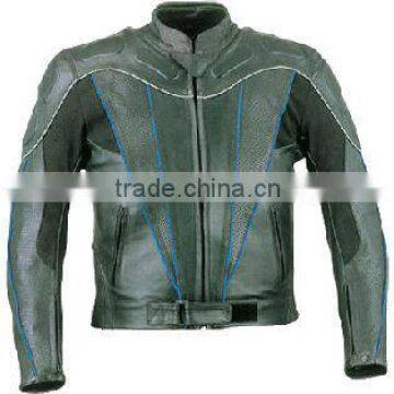 DL-1211 Leather Motorbike Jacket, Biker Jacket