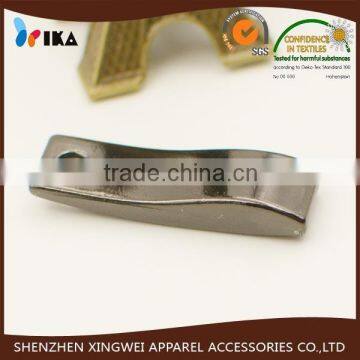 metal nickel free dark nickel zipper slider for garment