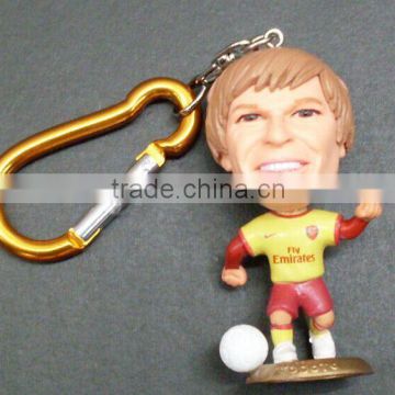 POP Plastic Football Player, Plastic Action Toy, PVC Toy