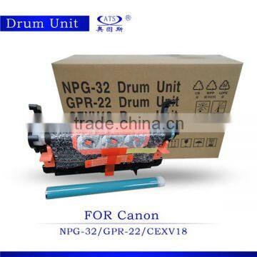 copier drum unit NPG-32 /GPR-22/CEXV18 compatible for ir1018 ir1019 ir1022 ir1024 photocopy machine