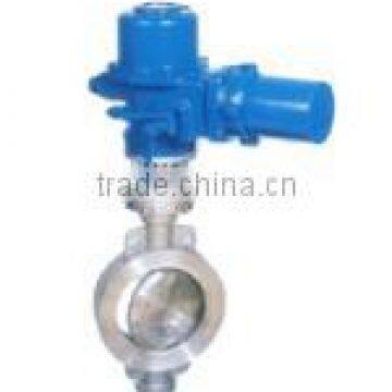 Regulating Water Control Valve Electric Wafer Butterfly Valves Actuator tu