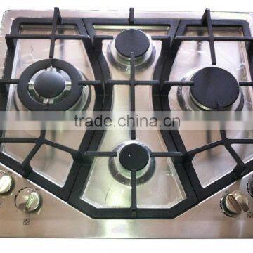 Hot sale Stainless stell Surface Material Cast iron gas cooker