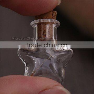 Star Drift Bottles Glass Pendant Necklace Dandelion Necklace