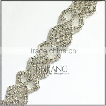 crystal stone hair band rhinestone applique wedding wrist band