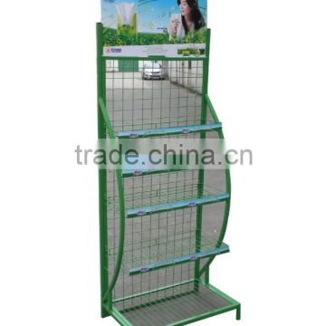 OEM Metal Display Rack for Beverages Drinks Stand