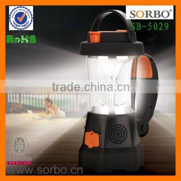 2016 World Best Selling Wonderful SORBO LED Rechargeable Light with Power Bank For Hinking Or Camping