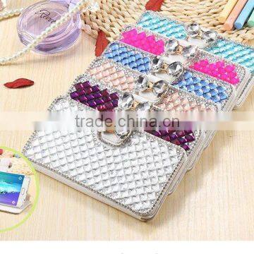 Noble & Shiny diamond crystal case for Samsung Galaxy S7 luxury leather wallet case