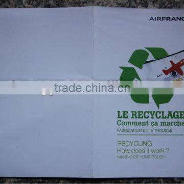 High quality color fold flyer / leaflet printing