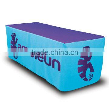 Blue wedding printed table overlays
