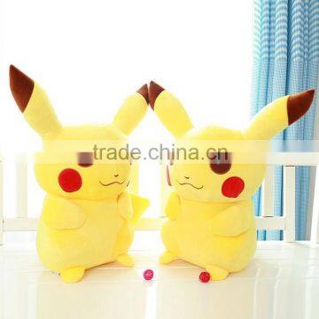 Hot selling Pokemon Pikachu plush doll stuffed plush Pikachu pillow Pikachu plush toy