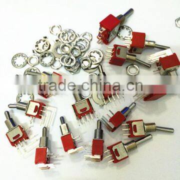 mini toggle switch SPDT DPDT 30,000 make-and-break cycles