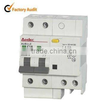 AUB1LE Modular Electronic combined RCD and MCB Device/RCBO