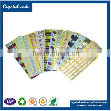 Low price practical custom waterproof sticker