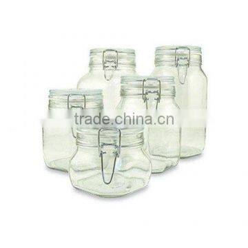 Glass sealed jar