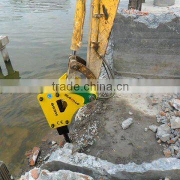 SANHA hydraulic rock breaker used in housing construction