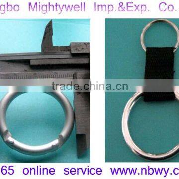 High Quality Round Silver Nickel Carabiner