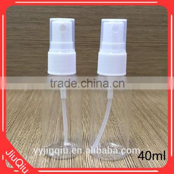 2016 China supplier 40ml spray plastic bottle