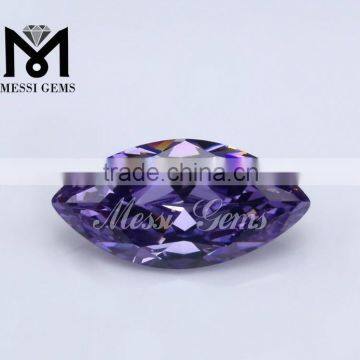 Messi Gems Wholesale Synthetic Gemstones Marquise Lavender Cubic Zirconia Factory