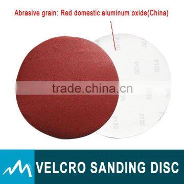 Best Selling Top Quantity Aluminium Oxide Abrasive Sandpaper Round Hook And Loop