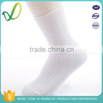 Custom New Design Pure Girls Plain White Wholesale Prices Childrens Socks