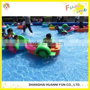 2015 hot sale commercial kids paddle boat price/ handing paddle boats factory