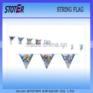 polyester string flag