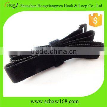 multi purpose elastic hook and loop belt with buckle