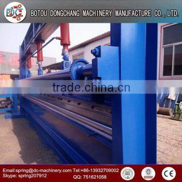 DC automatic 4M cold steel sheet roof ridge bending machine 6m in length in China