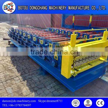 Trapezoidal IBR Coated Zinc Sheets Roll Forming Machine photo-4