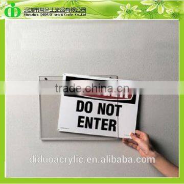 DDE-B0135 Trade Assurance Cheap Sign Holder Acrylic