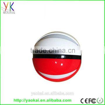 2016 Potable Large Capacity Pokemon Go PokeBall, pokemon ball power bank