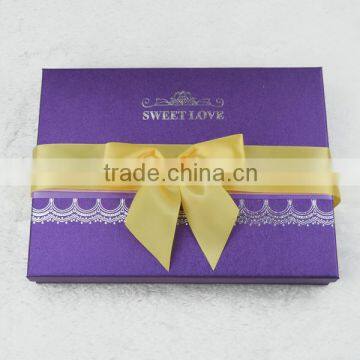 Custom Pre-tied Satin Ribbon Bow With Elastic Band for Gift Box photo-4