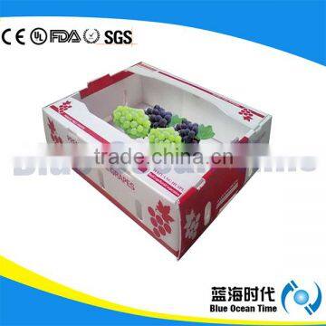 Stackable corflute plastic fruit box