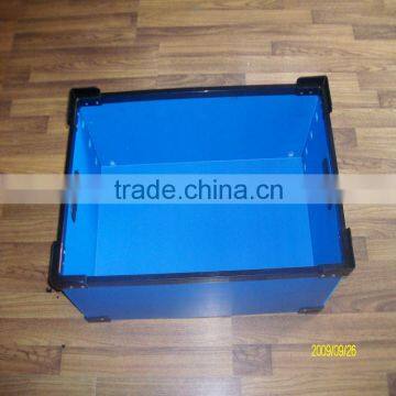 Wholesale Blue 8mm Thickness Eco-friendly PP Sheets Corrugated Turnover Box photo-2