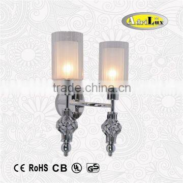 Decorative white glass wall fancy lights fixture