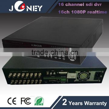 H.264 16 channel sdi dvr 16ch 1080p realtime