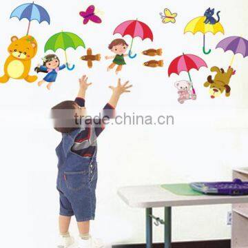 Wholesale The Bedroom Door Children Bedside Background Cartoon Cute Dog Kids Sticker photo-3
