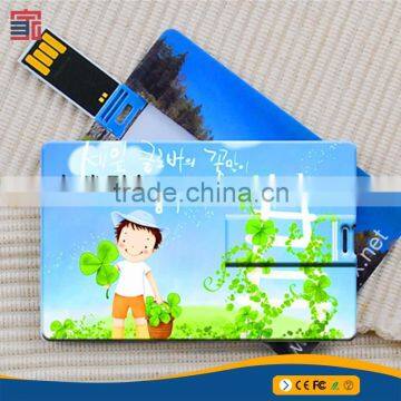Promotional price ultra thin credit card usb memory stick media
